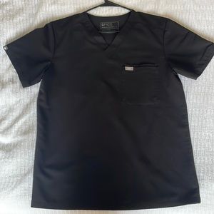 Mens Figs Leon Slim Small Black scrub top. In great condition, worn a few times.